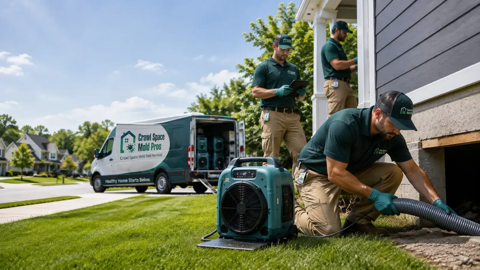 Crawl Space Mold Removal in Rio, WI